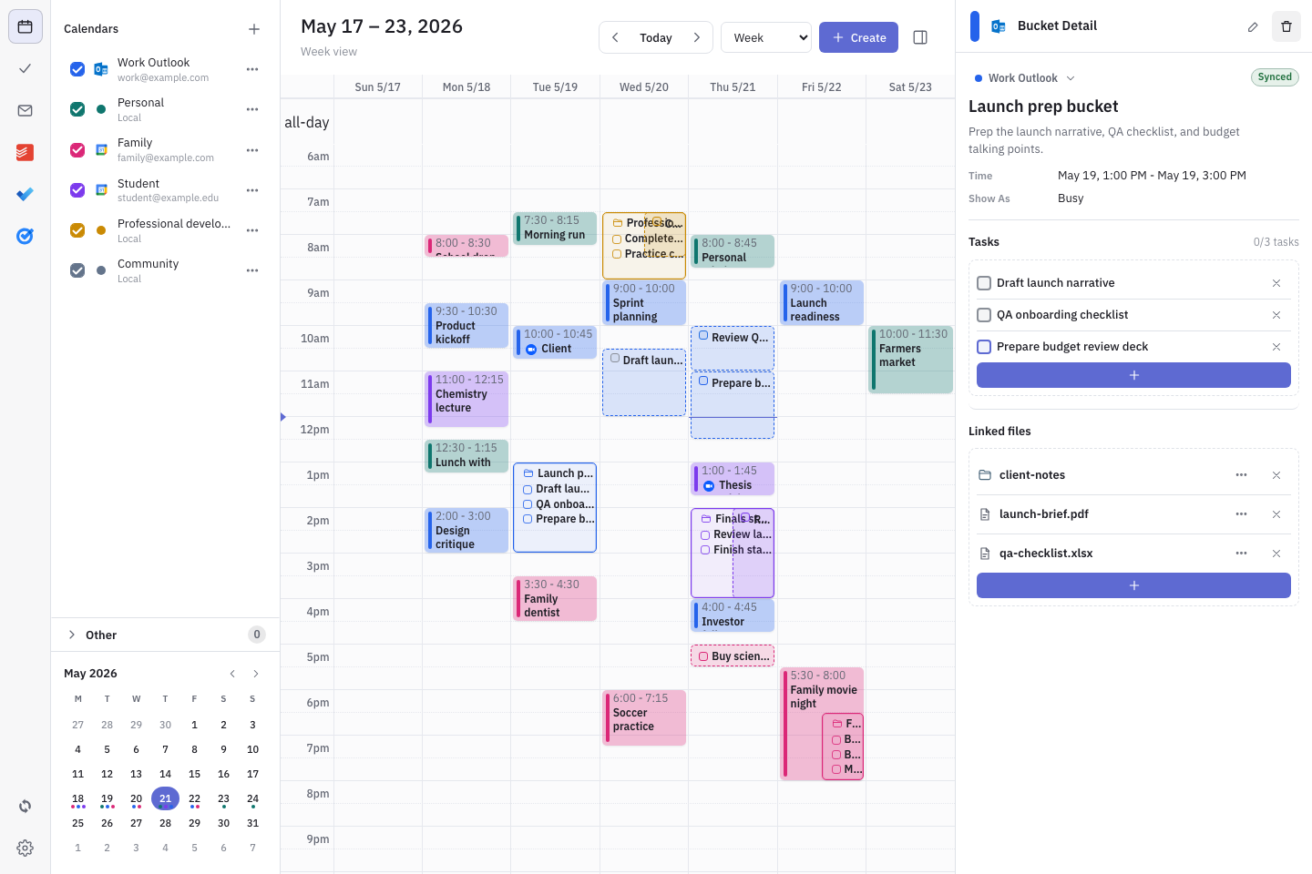 Dainvo daily planner with tasks calendar meetings and files in one place